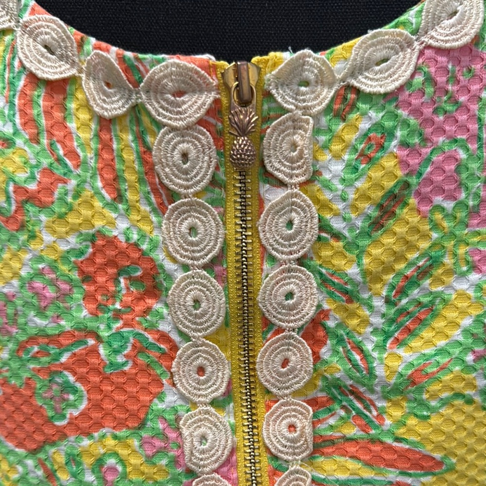 Lilly Pulitzer for Target Tropical Floral Midi Dress - Yellow, orange, and green - Picture 4 of 6